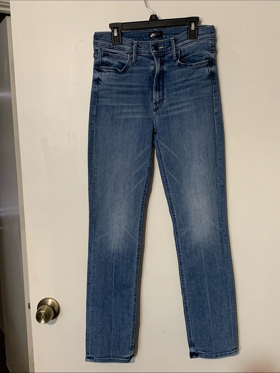 MOTHER Denim - MOTHER Skinny Jeans in Medium Blue Wash
